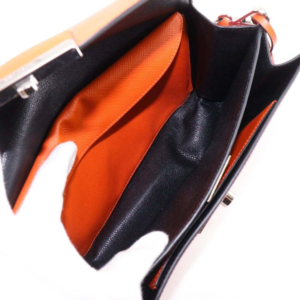 PRADA Red Saffiano Shoulder Bag - Picture 7 of 16